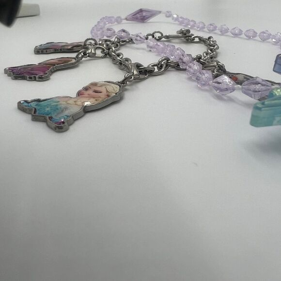Disney Frozen Charm Bracelet and Plastic Necklace - Kid's Jewelry - Picture 3 of 7